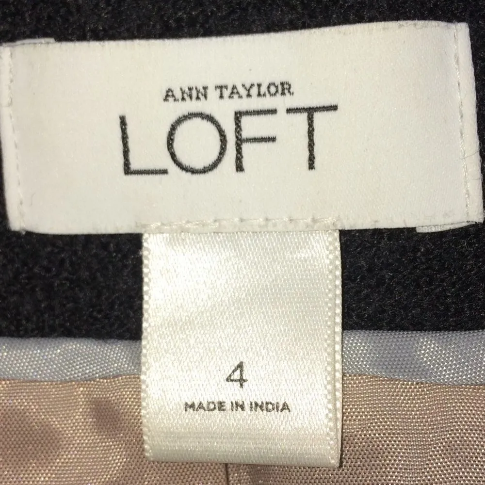 Loft Wool Blend Double Breasted Shorter Blazer Jacket w/Embellished Pockets- 4 - Image 11