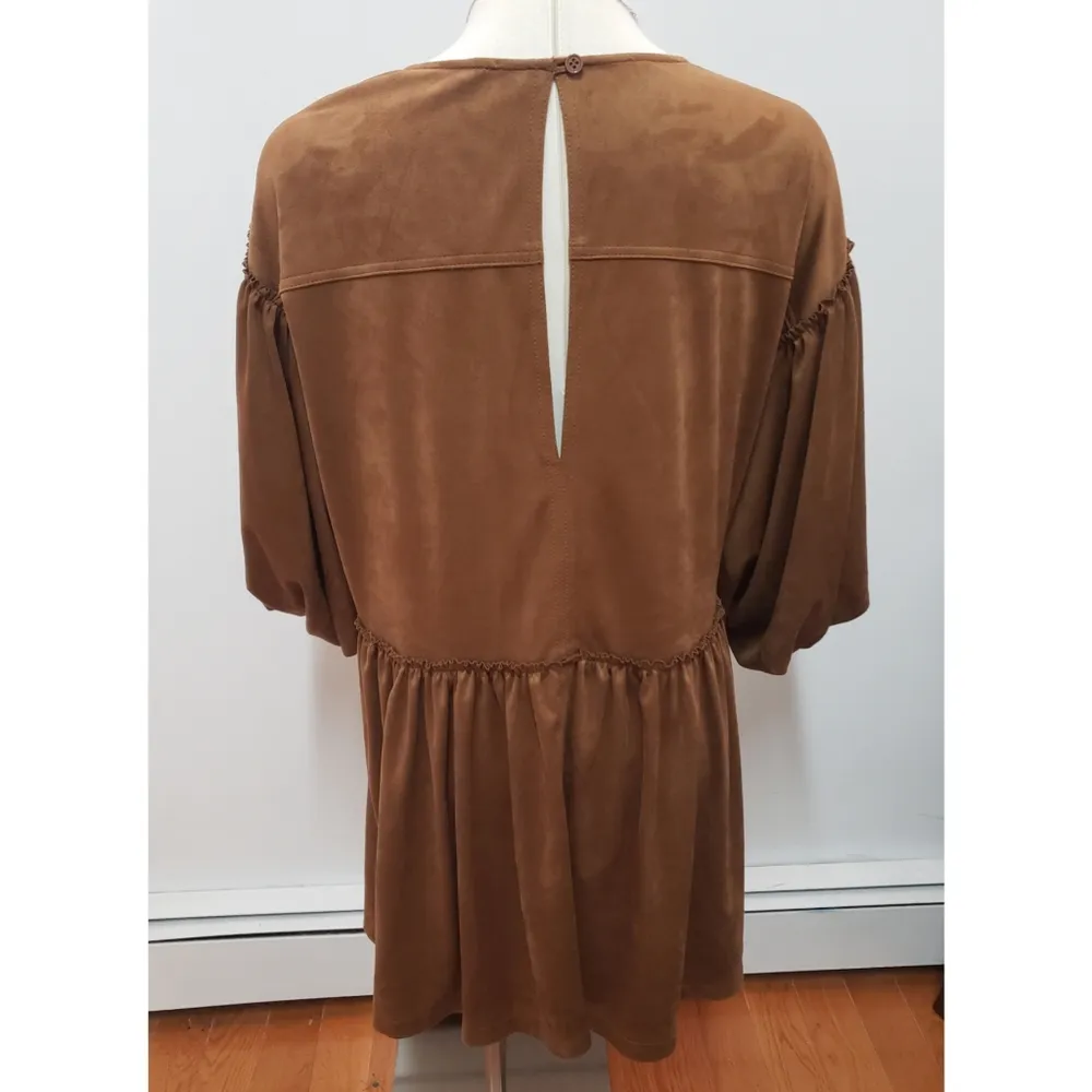 Free People Summer Love Vegan Suede Mini Dress - Image 5