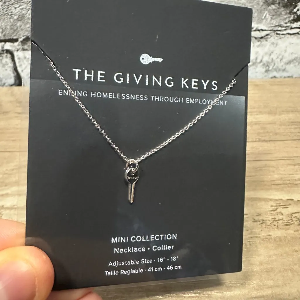 EUC The Giving Keys Mini Collection Key Necklace "Believe" - Image 3