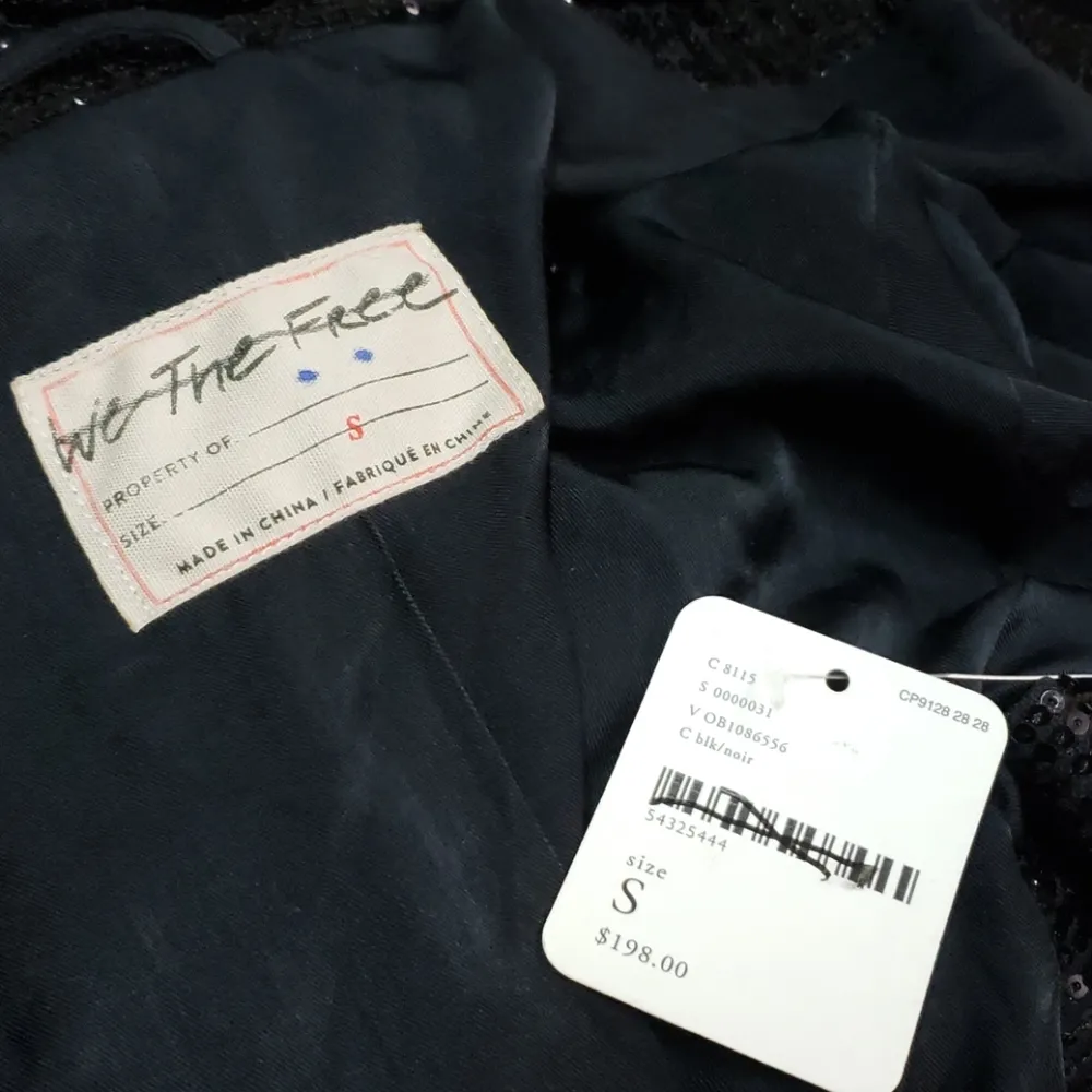 💯%Free people Midnight Message Moto Jacket - Image 14
