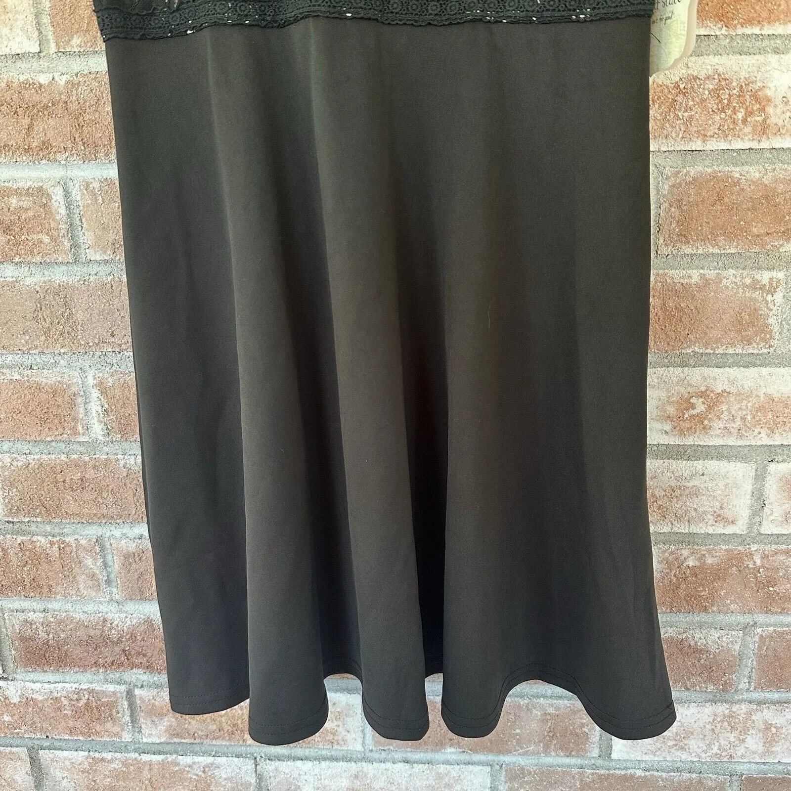 NWT Altar’d State Black High Neck Lace Cocktail Dress Large - Image 3