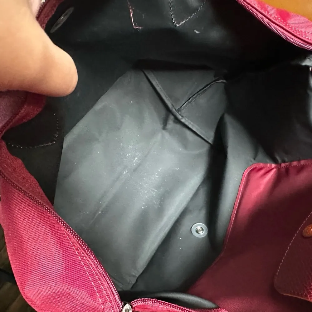 Longchamp handbag burgundy - Image 4