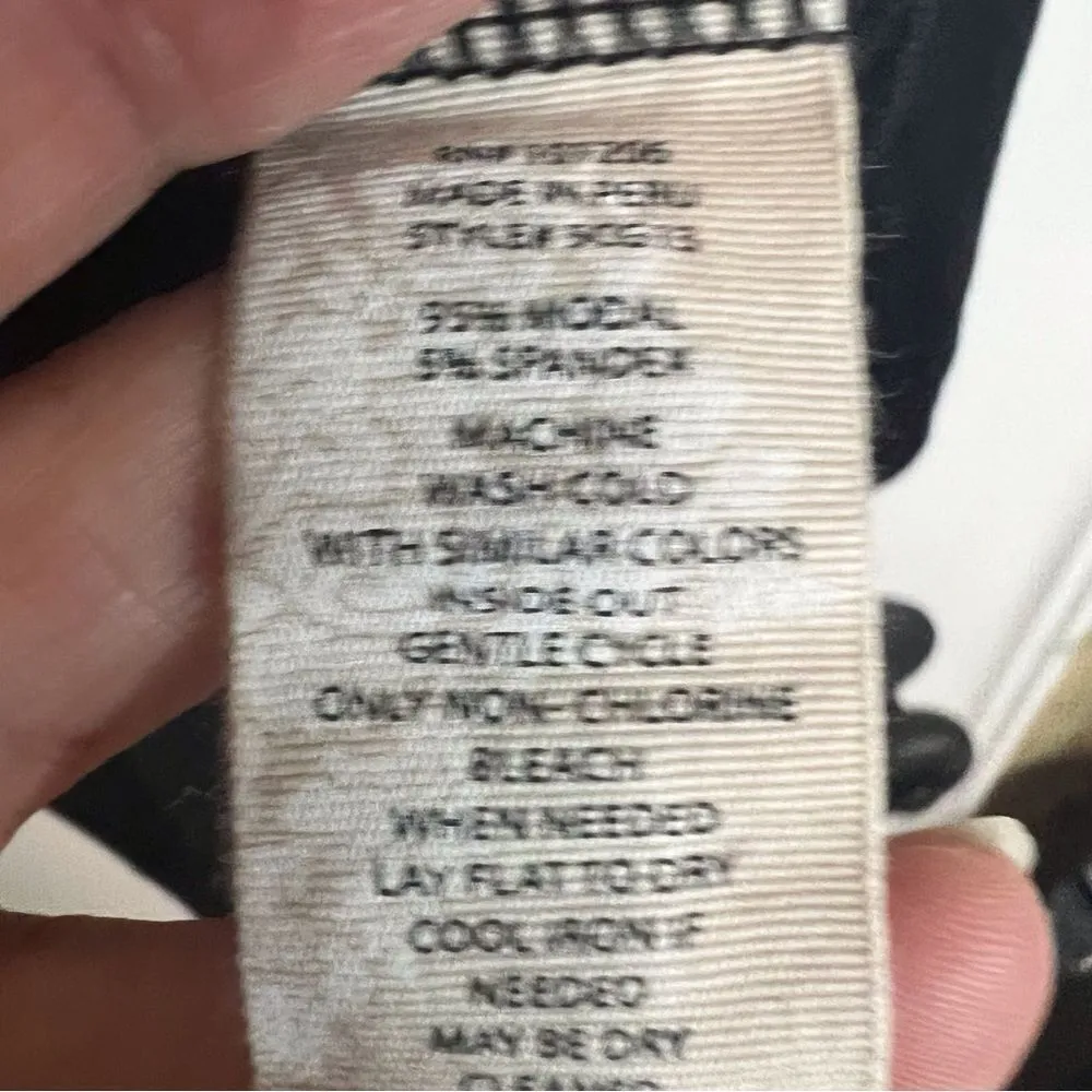 Soft Surroundings Women’s Long Sleeve Super Soft Comfy Black Shirt‎ Size 1X - Image 5