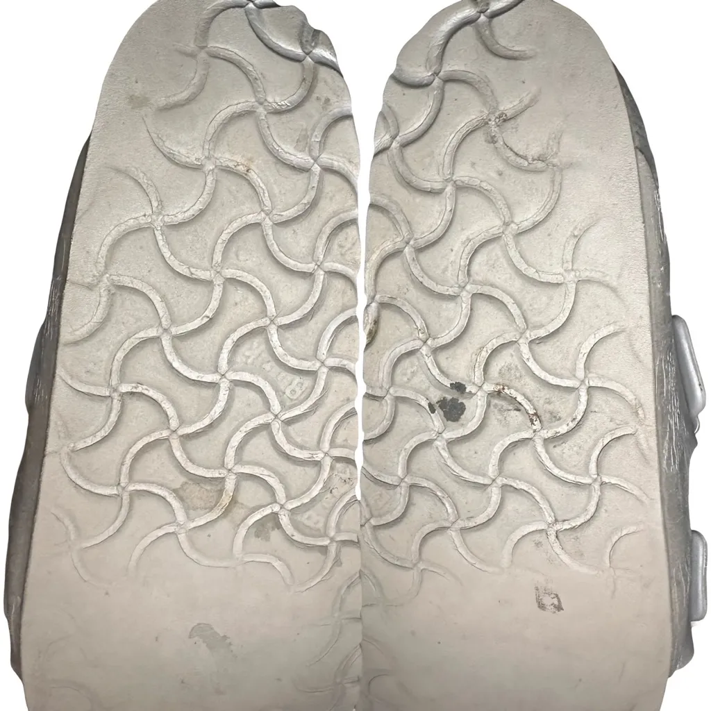 Birkenstock Arizona EVA Gray/Silver Sandals EU 37 Metallic Silver - Image 9