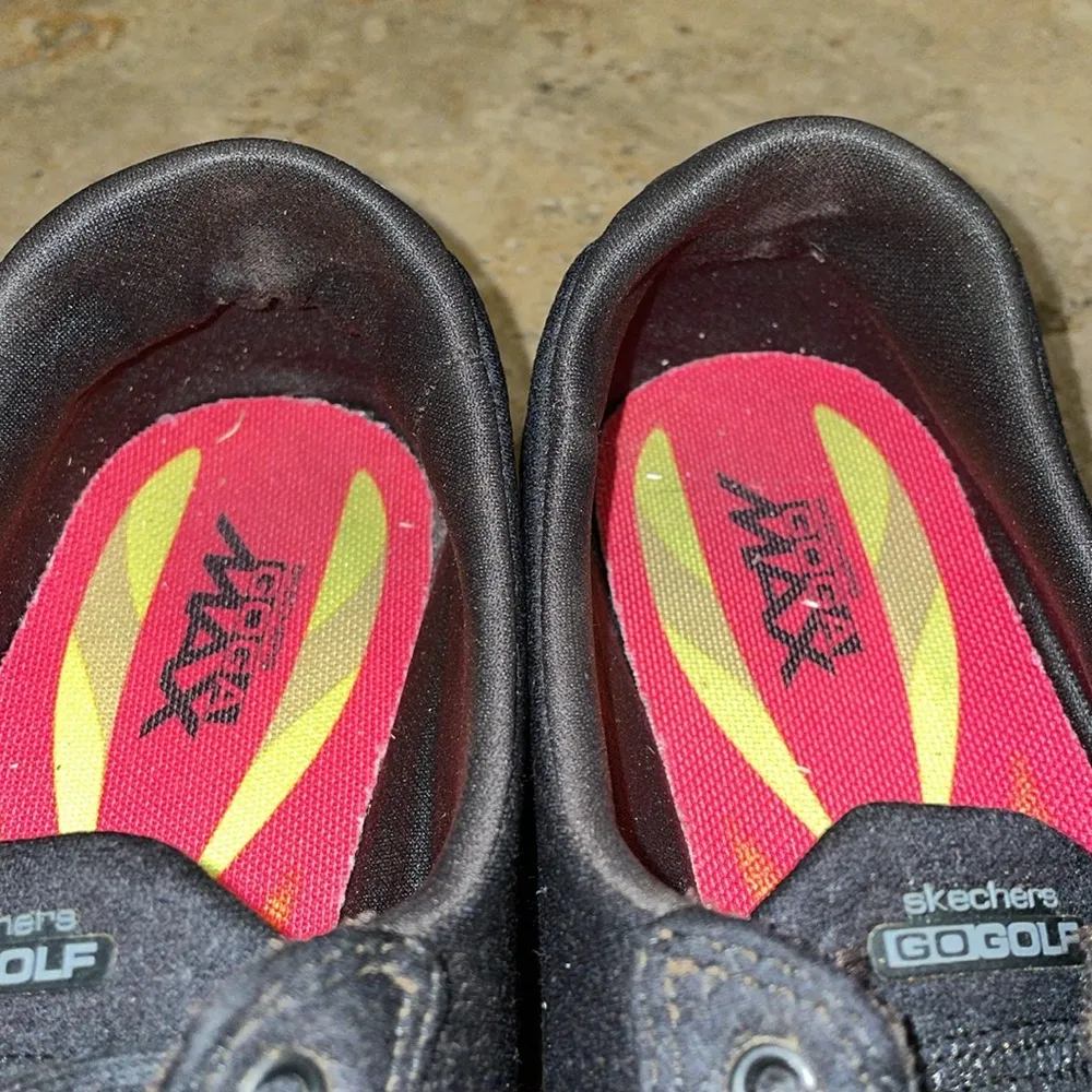 Skechers GOGA Max Black Spikeless Go Golf Shoes Womens Size 7.5 Lightweight - Image 5