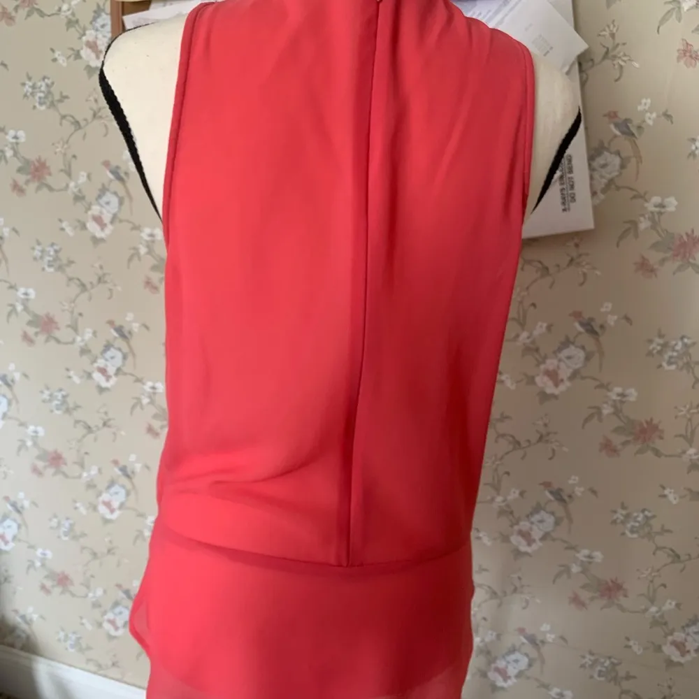 Naked Zebra | hot pink key hole layered top - Image 3