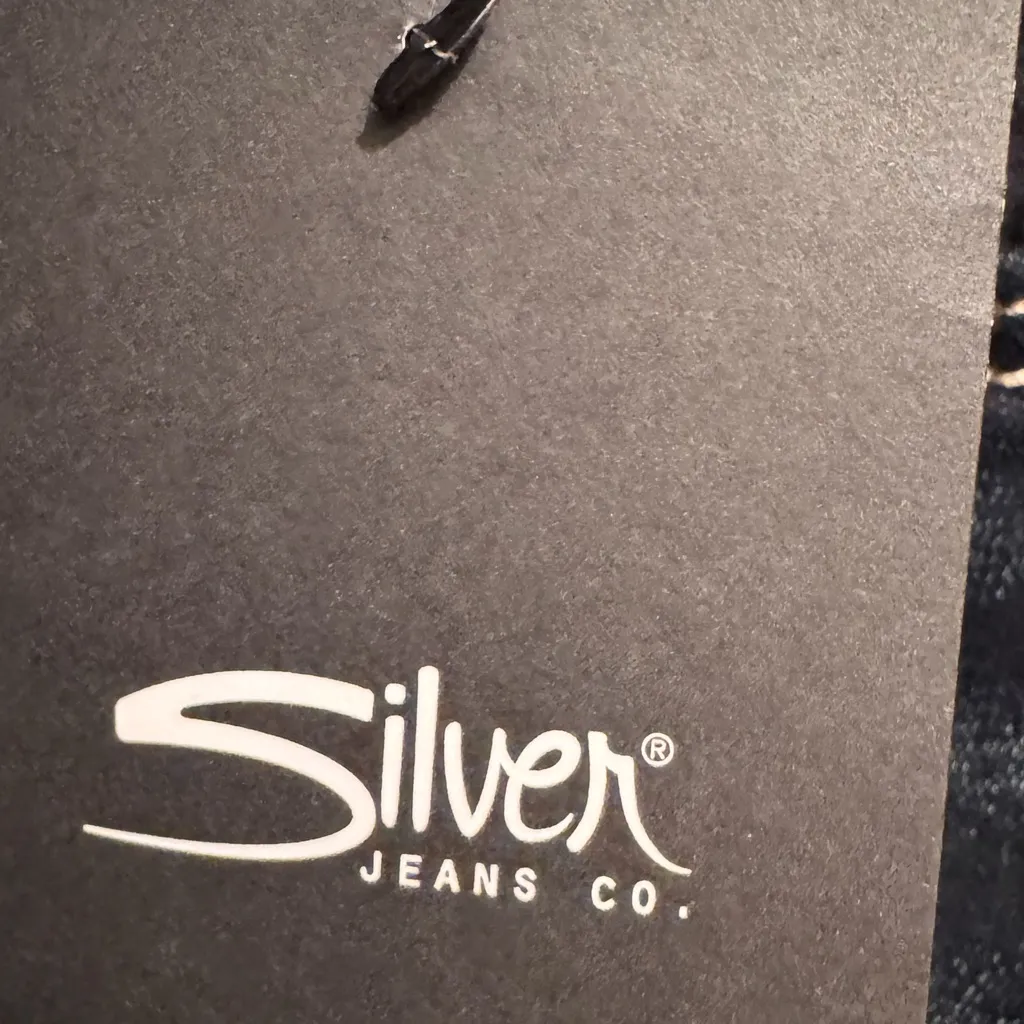 Silver Jeans Womens 31/35 Dark Denim Suki Slim Flared Bootcut Mid Rise Curvy New - Image 10