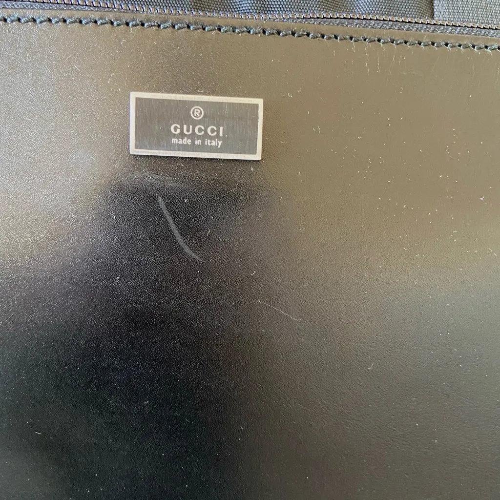 GUCCI NYLON&LEATHER BUSINESS BAG💼🌟🌟🌟 - Image 16