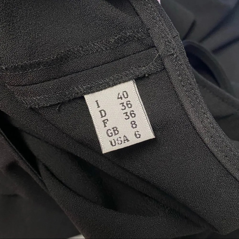 MOSCHINO CHEAP AND CHIC Black Casual Dress Sz 6 Short Sleeve Minimalist - Image 5