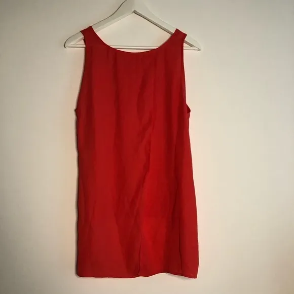 New SHE split back Sleeveless blouse top‎ Red - Image 5