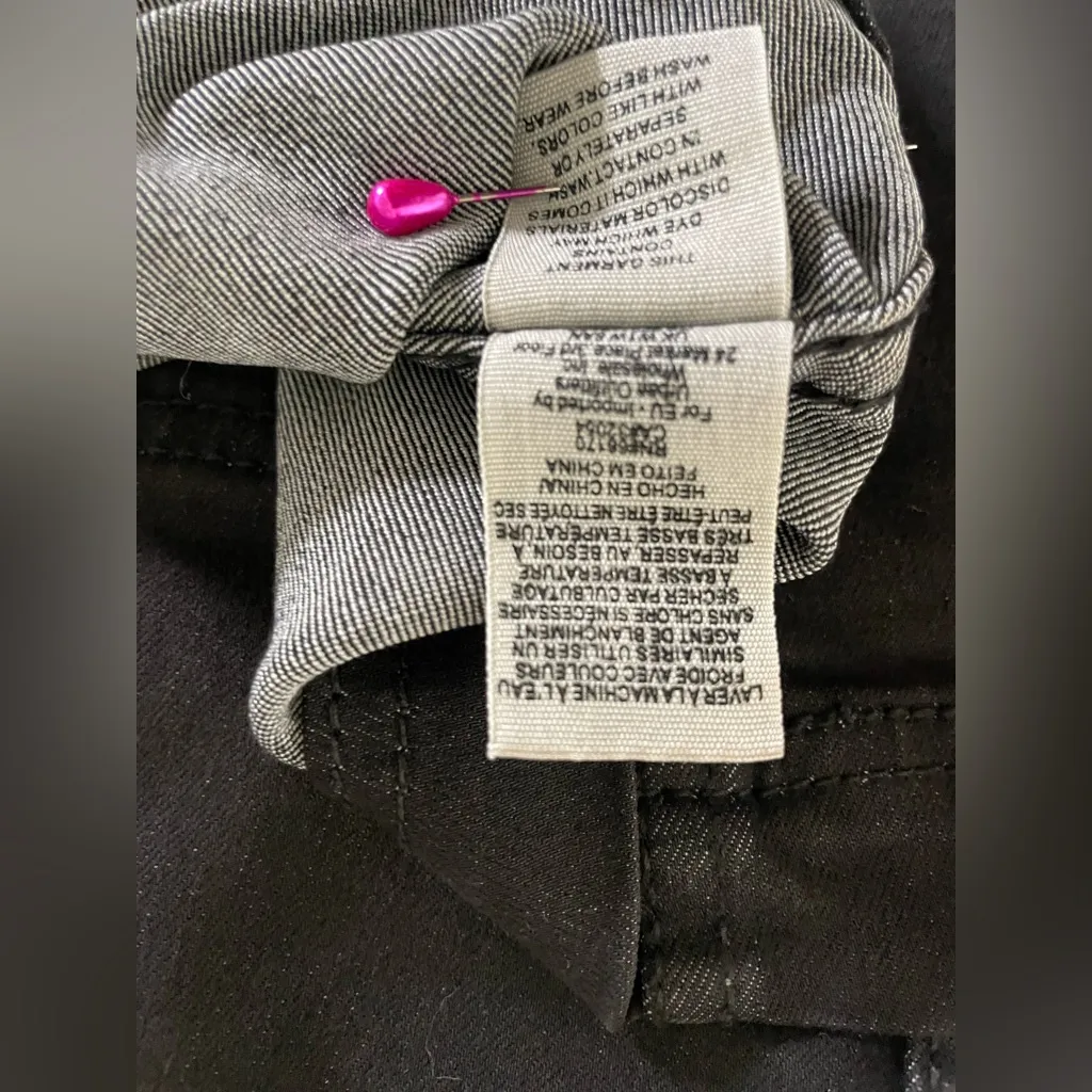 Free People Modern Femme Denim Mini Skirt in black - Image 7