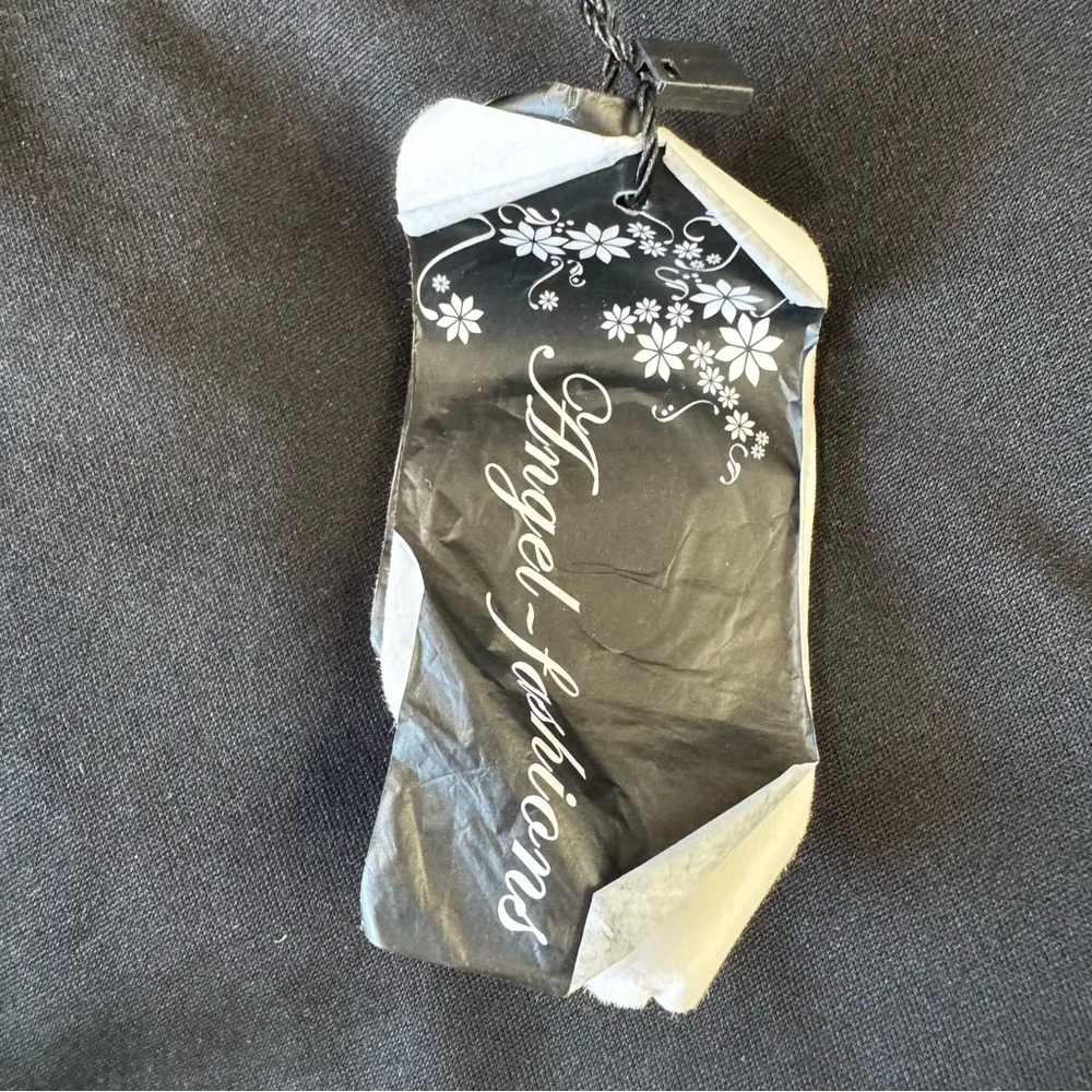 Black Full Length Maxi Dress Lace Top Off Shoulder Whimsigoth Formal Dark Fairy Size L - Image 7