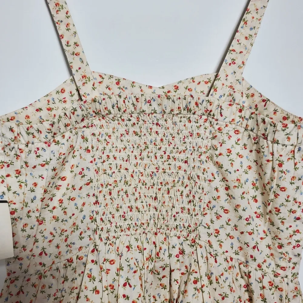 Mossimo Supply Co Dress Sleeveless Pockets Ruffles floral xs - Image 6