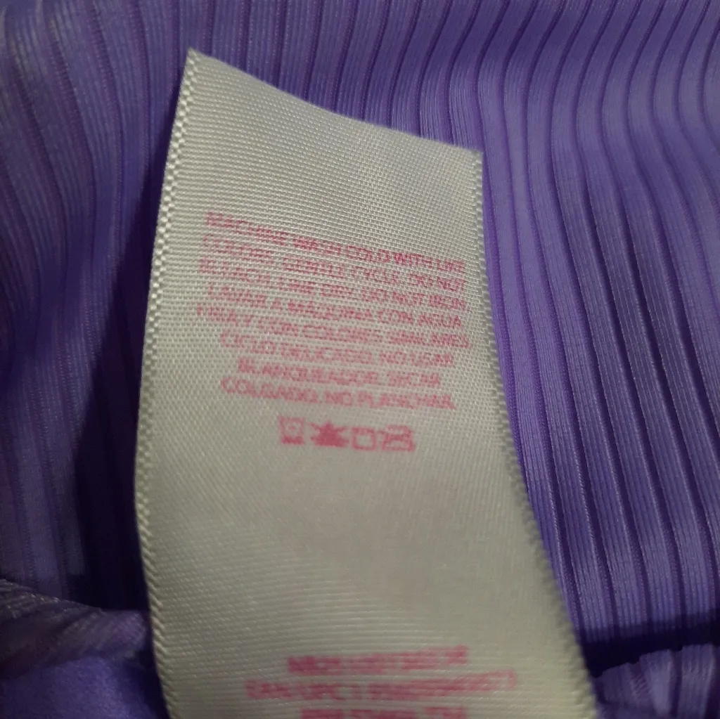 NOBO Purple One Piece Swimsuit Size Small (3 - Image 5