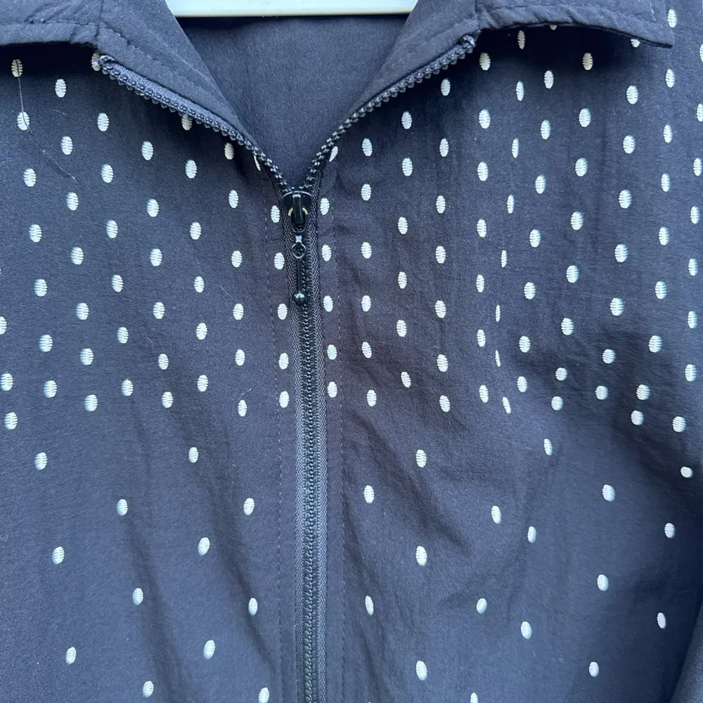 Vintage Teddi Black Jacket with White Dots Size undefined - Image 4