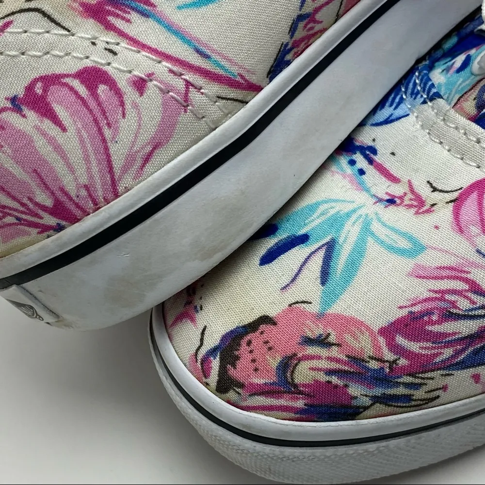 VANS Tropical Old Skool Skater Canvas Tennis Shoes, Size 5 - Image 9