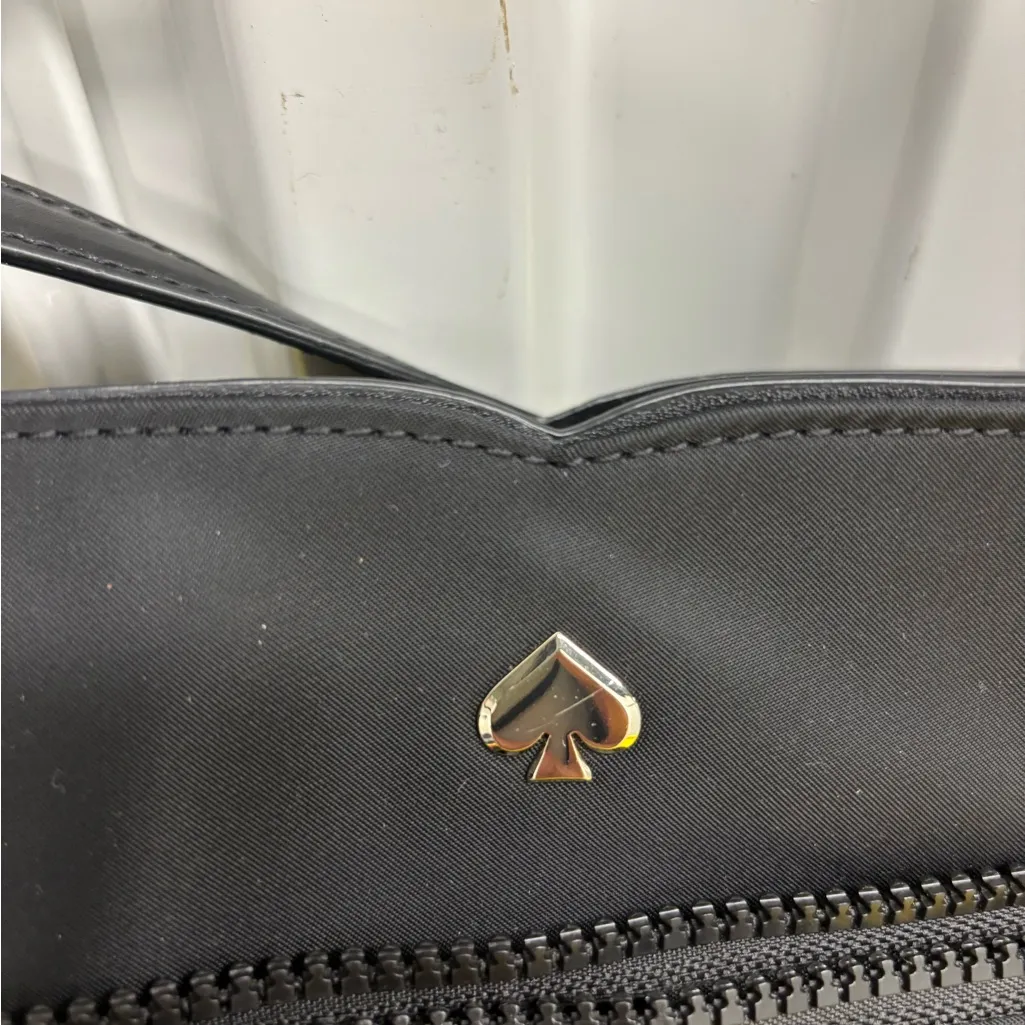 Kate Spade chelsea Jae  Medium Satchel Tote Bag Shoulder Bag Black Nylon - Image 2