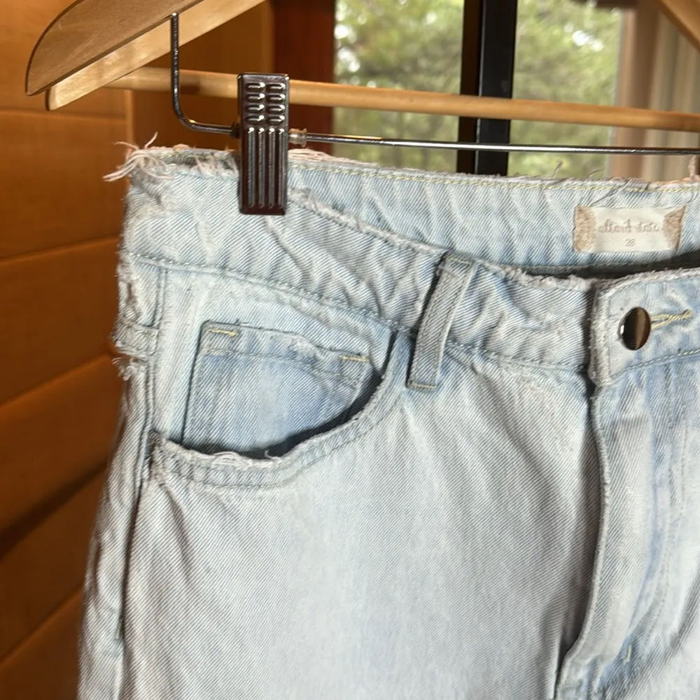 Altar’d State Vervet Light Wash High Rise Wide Leg Jeans Size 28 Long - Image 2