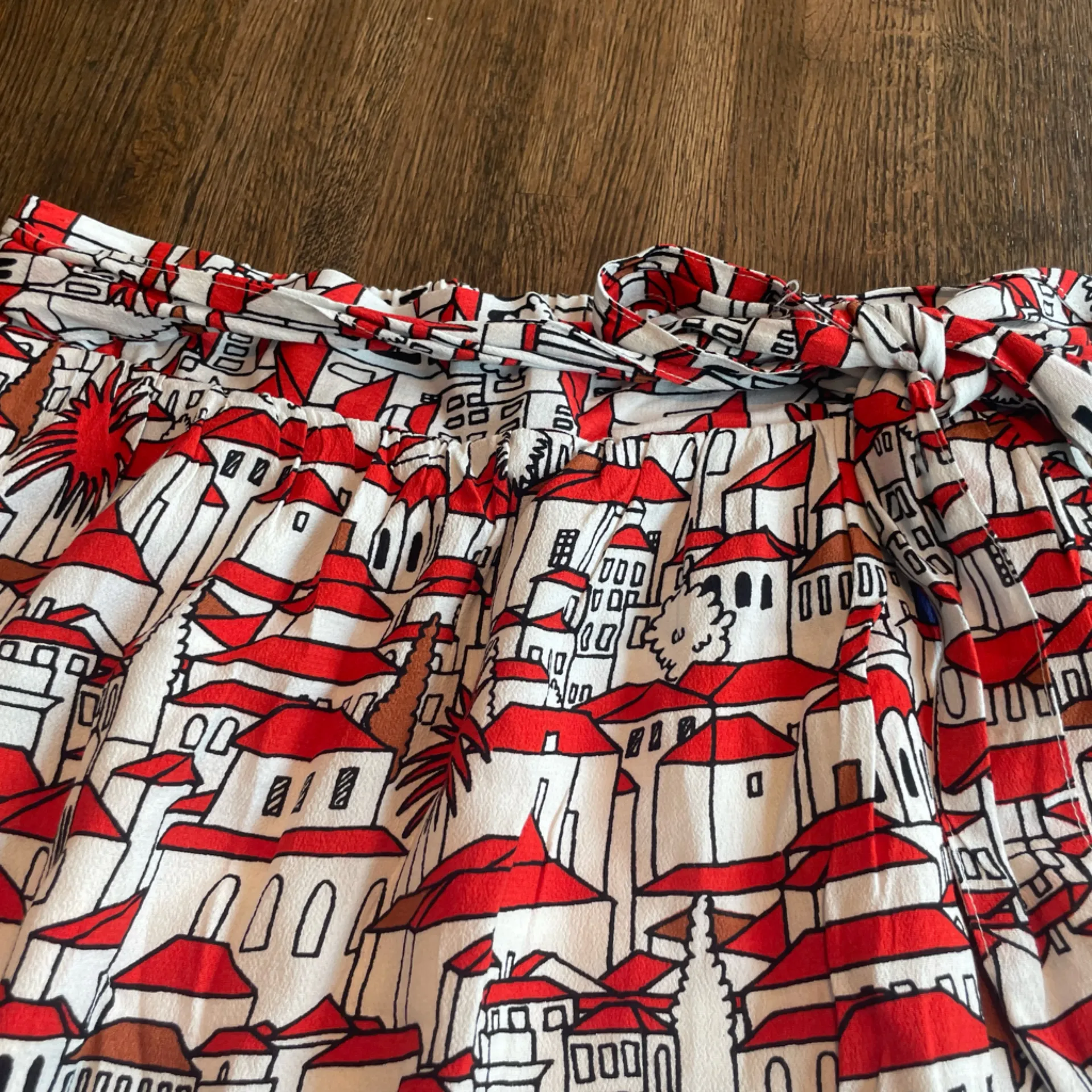 Anthropologie Porridge Getaway Santorini Greece Skirt - XS - Image 7