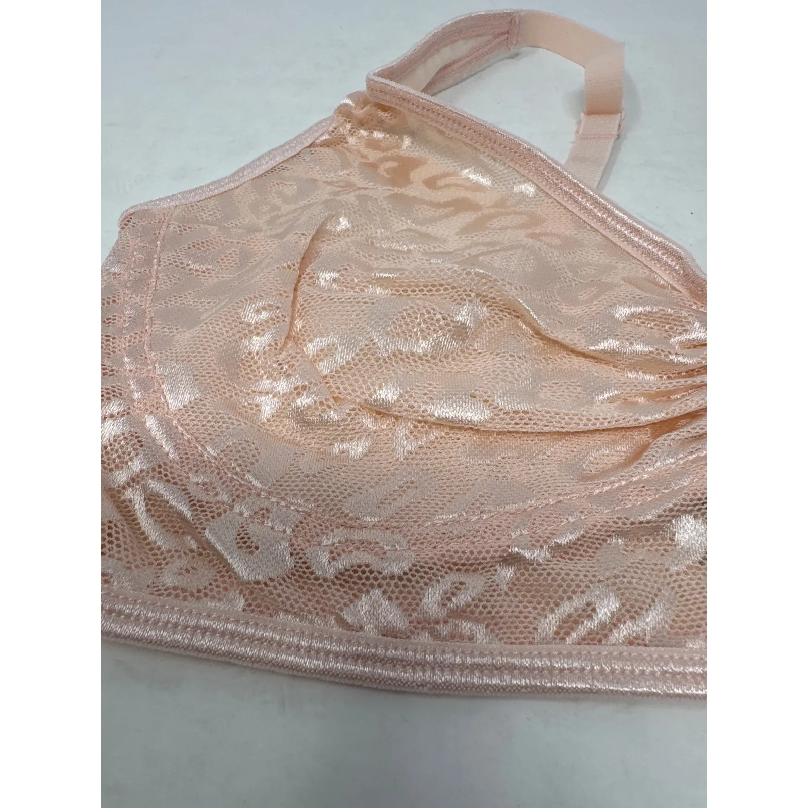 Brand New Ruby Ribbon Women's Size 34 Pink Lace Allure Deep Plunge Bra - Image 4