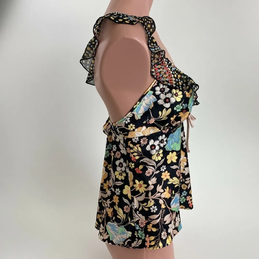 Victoria's Secret Fairy Floral Ruffle Top Size XS - Image 5