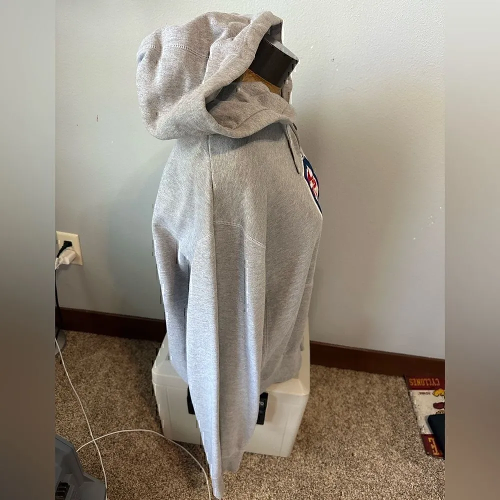 Nike Chicago Cubs Women’s Medium Full ZIP Gray Hoodie - Image 4