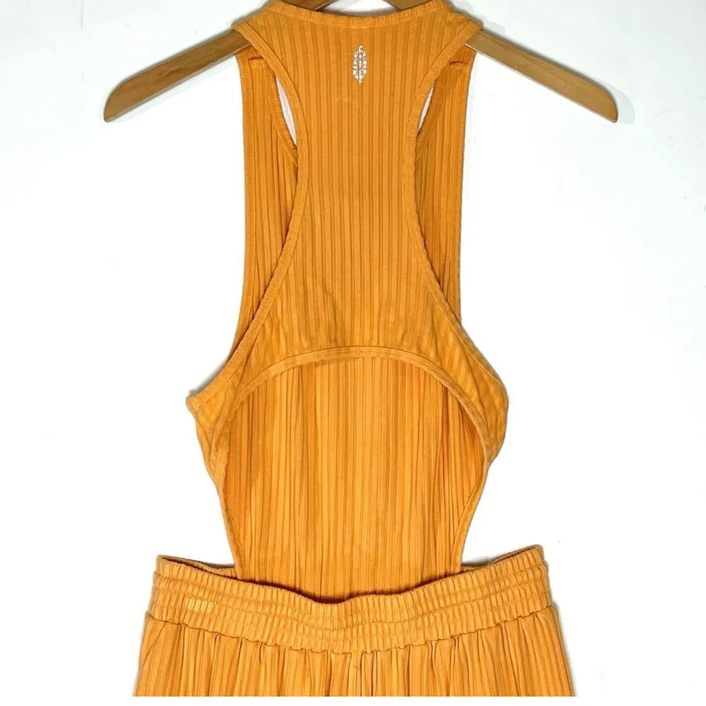 Free People Movement Blissed Out Romper Orange Size L - Image 8