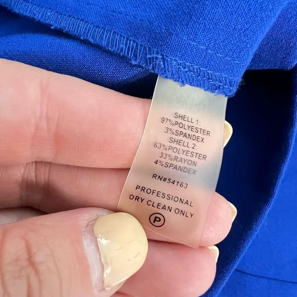 🔥5 for $25 sale🔥 Calvin Klein Drape Floating Top Color Block Overlay Dress - Image 7