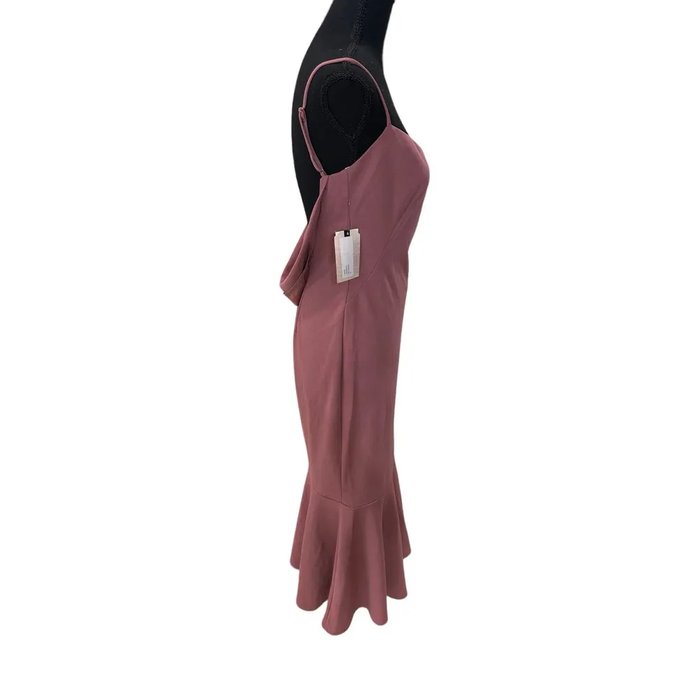 NWT  Twirl Sleeveless Pink Drape Back Dress - Image 5