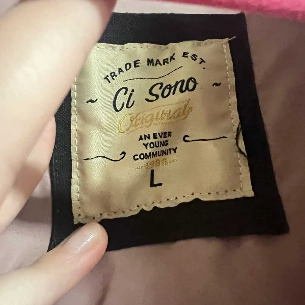 Women's Light Pink Hooded Jacket - Image 7