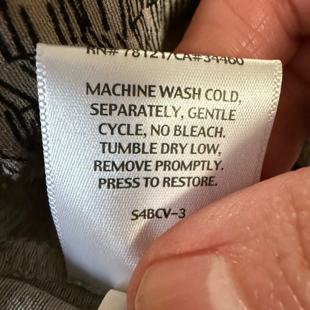 Eileen Fisher The Fisher Project Broken Chevron Printed Crepe Shorts Pull-On NWT - Image 9