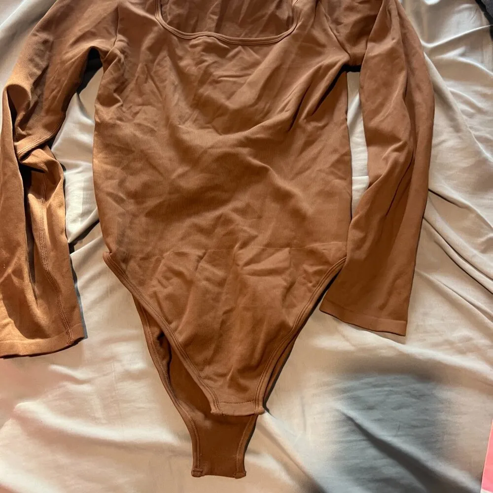 OQQ large bodysuit Tan - Image 2