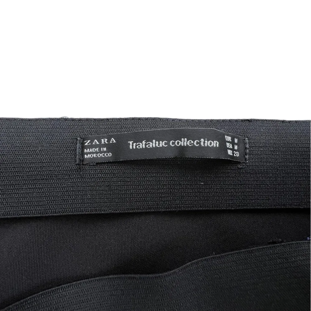 TRF navy sparkly mini skirt| Size: Medium - Image 3