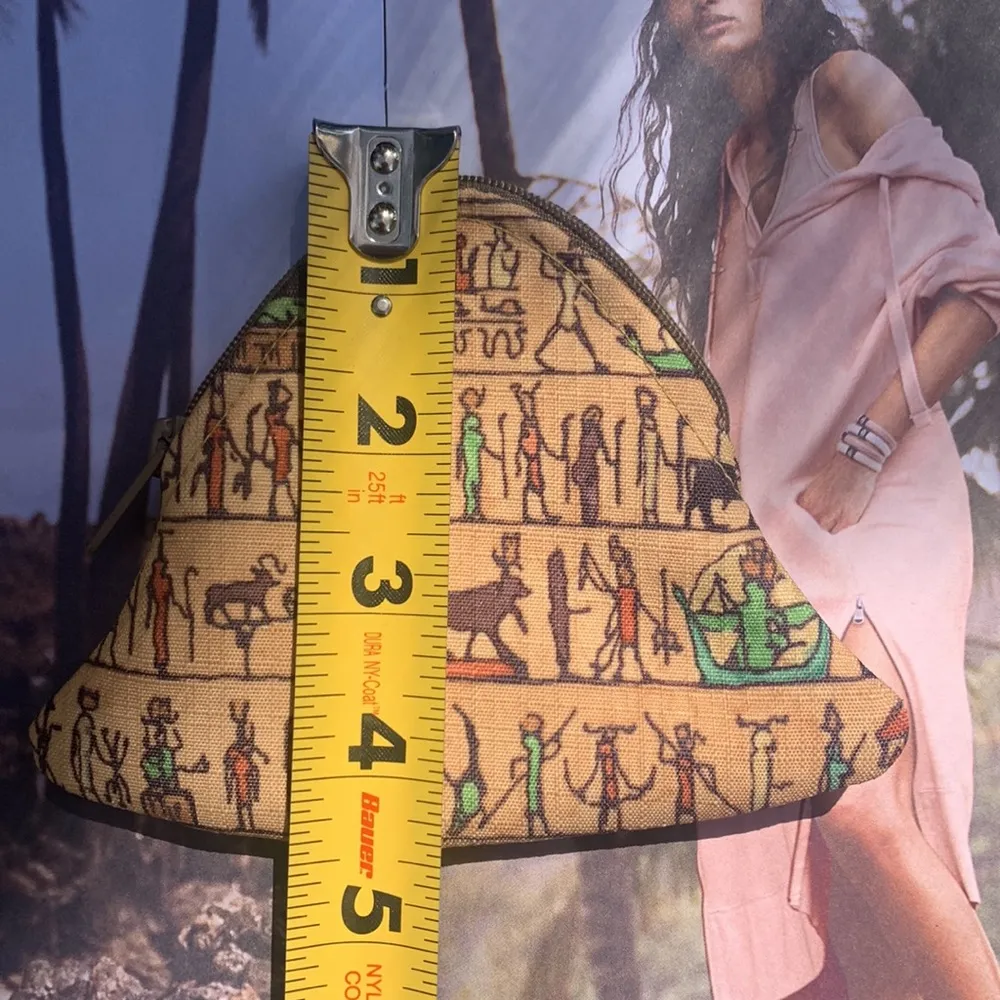 Egyptian fabric coin purse jewelry wallet pool accessories holds keys etc - Image 5