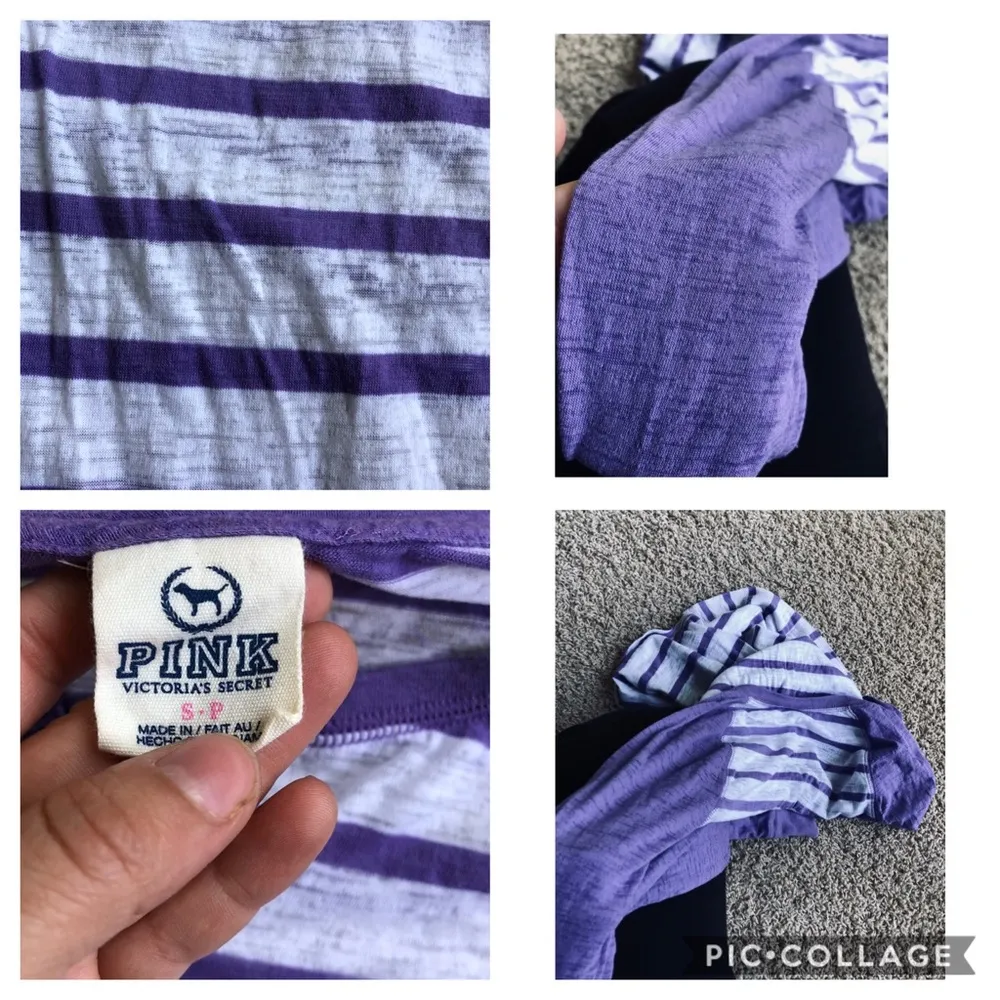 Vintage VS pink long sleeve top sz S - Image 4