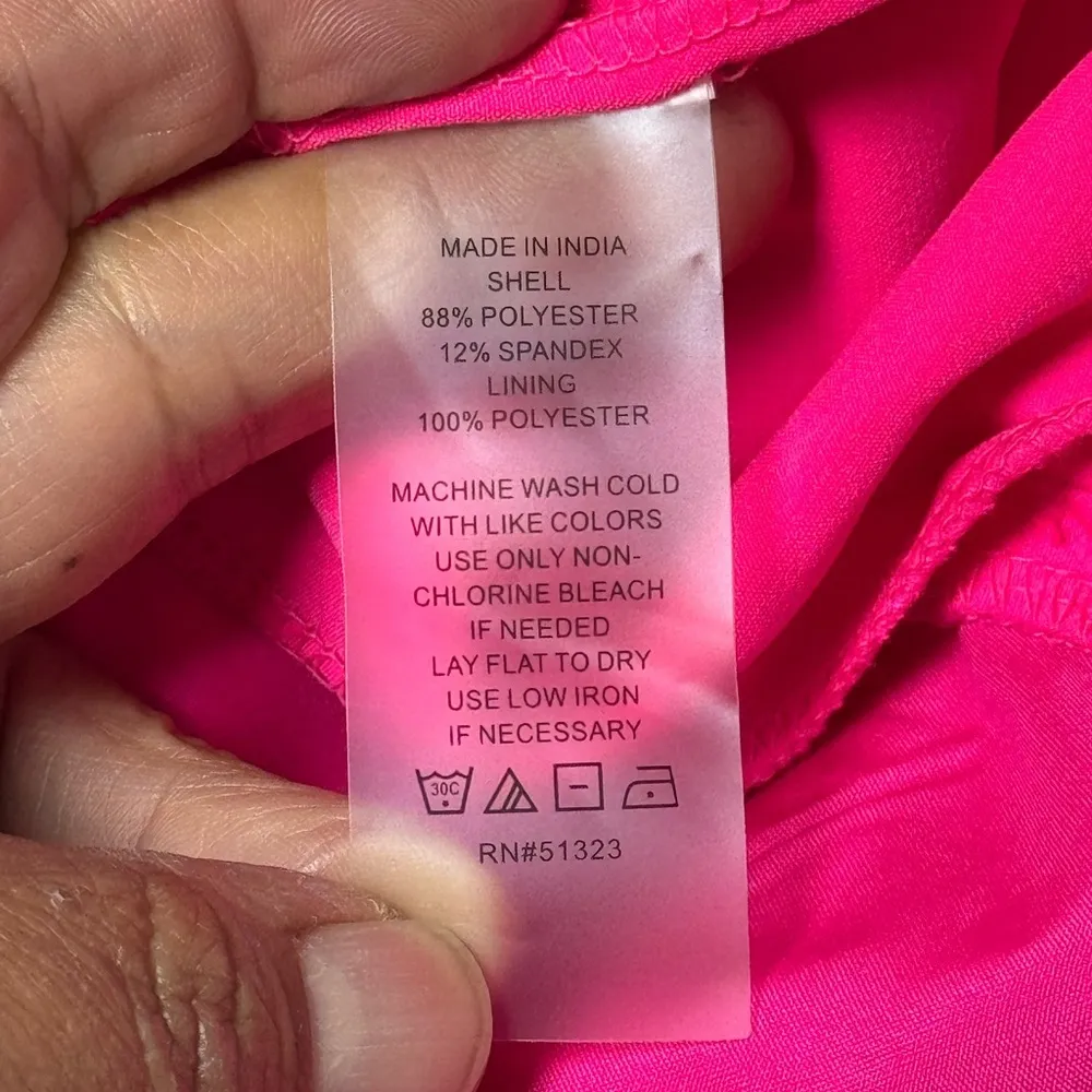 Vince Camuto Vibrant Hot Pink Sleeveless Jumpsuit 8 - Image 7