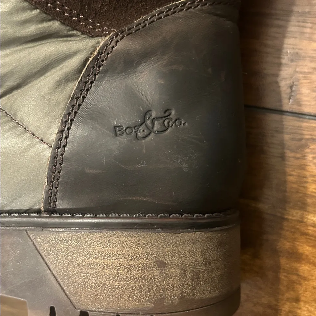 Bos. & Co. Greer Prima Waterproof Suede Boot Size 39 Brown - Image 5