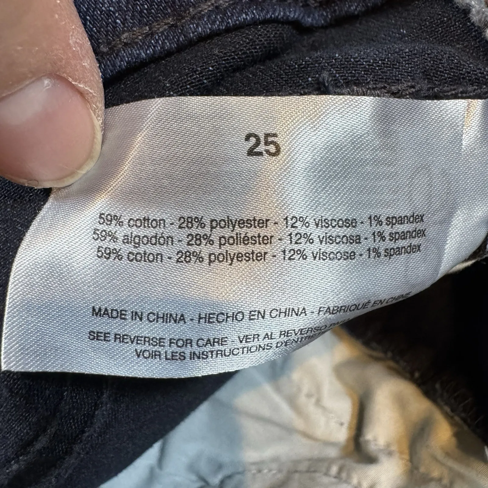 Circus NY Jeans Sz 25 Rainbow Time To Shine High Rise Skinny Sharkbite Raw Hem - Image 10