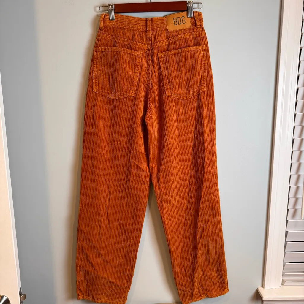 Urban Outfitters BDG Corduroy High Rise Baggy Pants Size 27 - Image 4