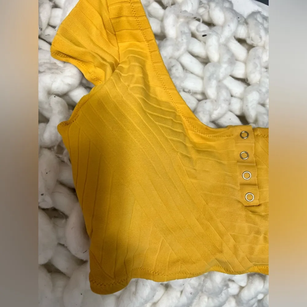 Aerie Mustard Yellow Swimsuit Top - Image 2