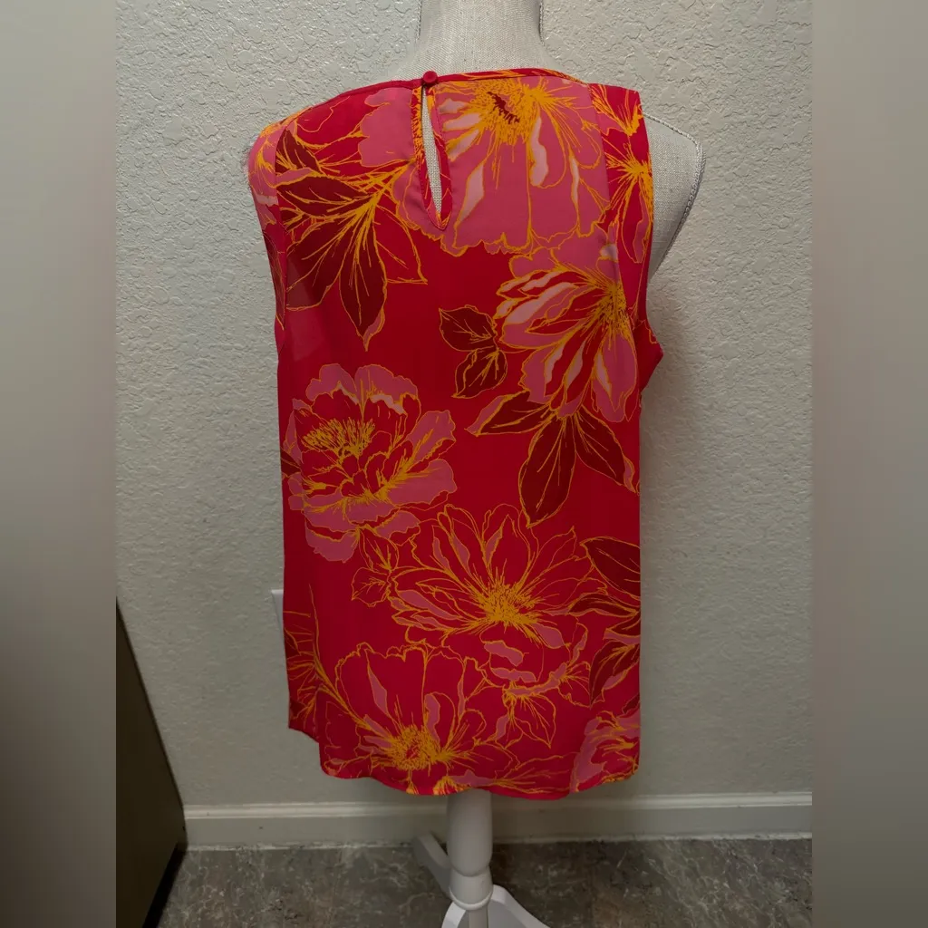 DR2 Colorful Sleeveless Tank Top Size Large Orange - Image 3