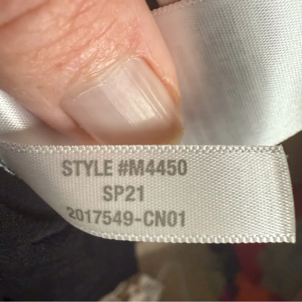 Madewell 2X Women's‎ Heather Long-Sleeve Button-Front Shirt Dress in Black SP21 - Image 9