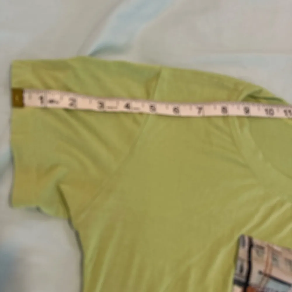 Women's Lime Green. Gucci Sneakers. Gucci Bag. Rhinestones. Graphic Tee. Green - Image 4