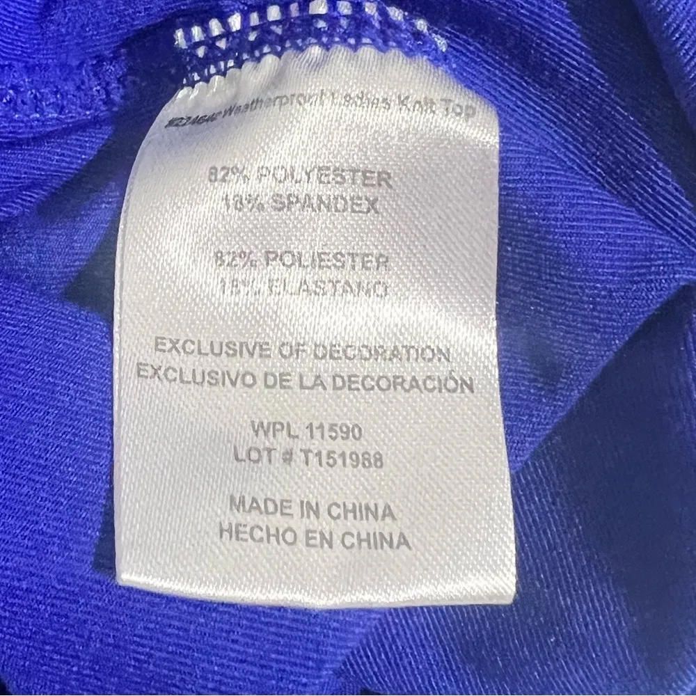 Weatherproof 32 Degrees Women's Racerback Blue Athletic Tank Top, Size Small - Image 4