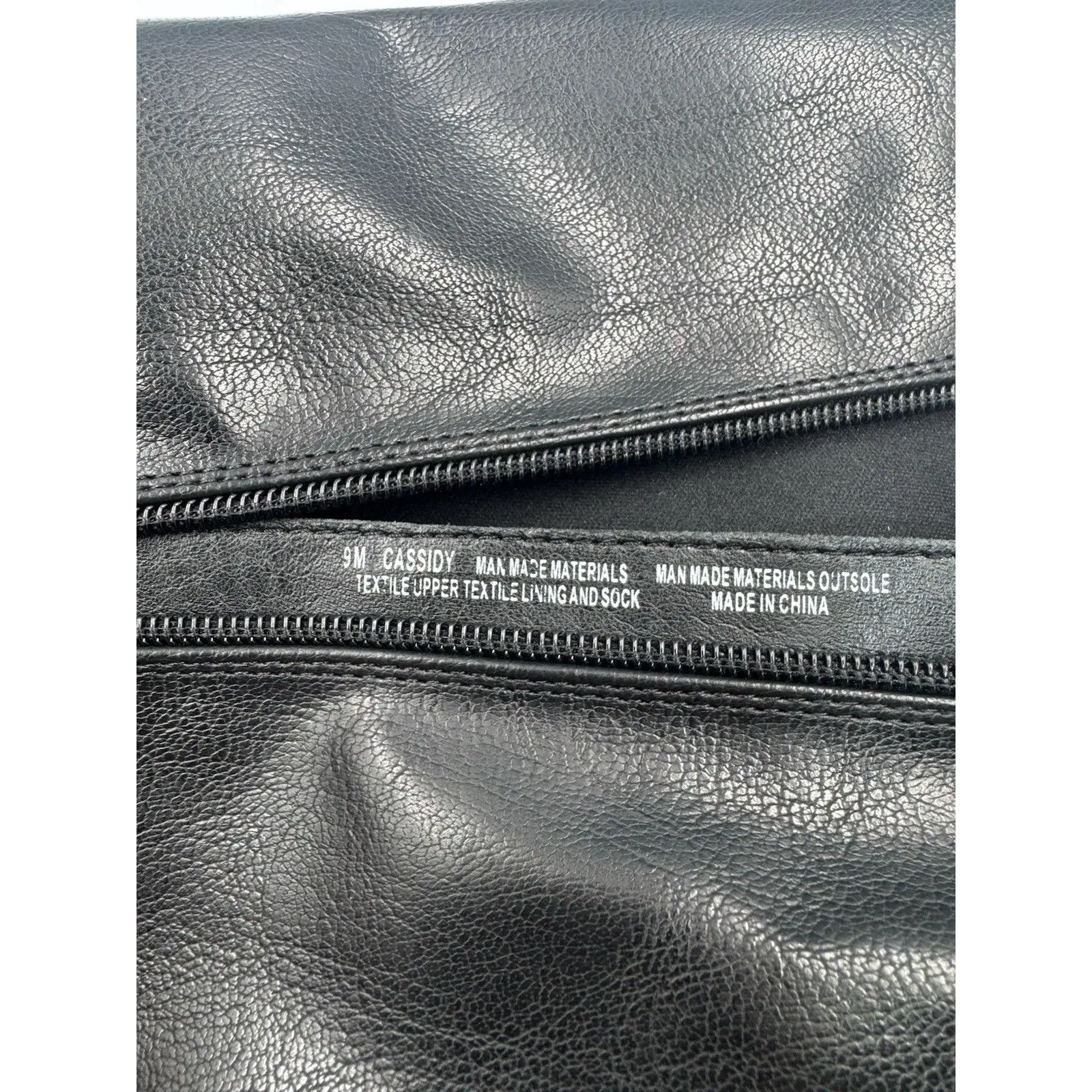 Baretraps Ladies' Size 9, Cassidy Faux Leather Riding Boot Mid Calf Black New - Image 12