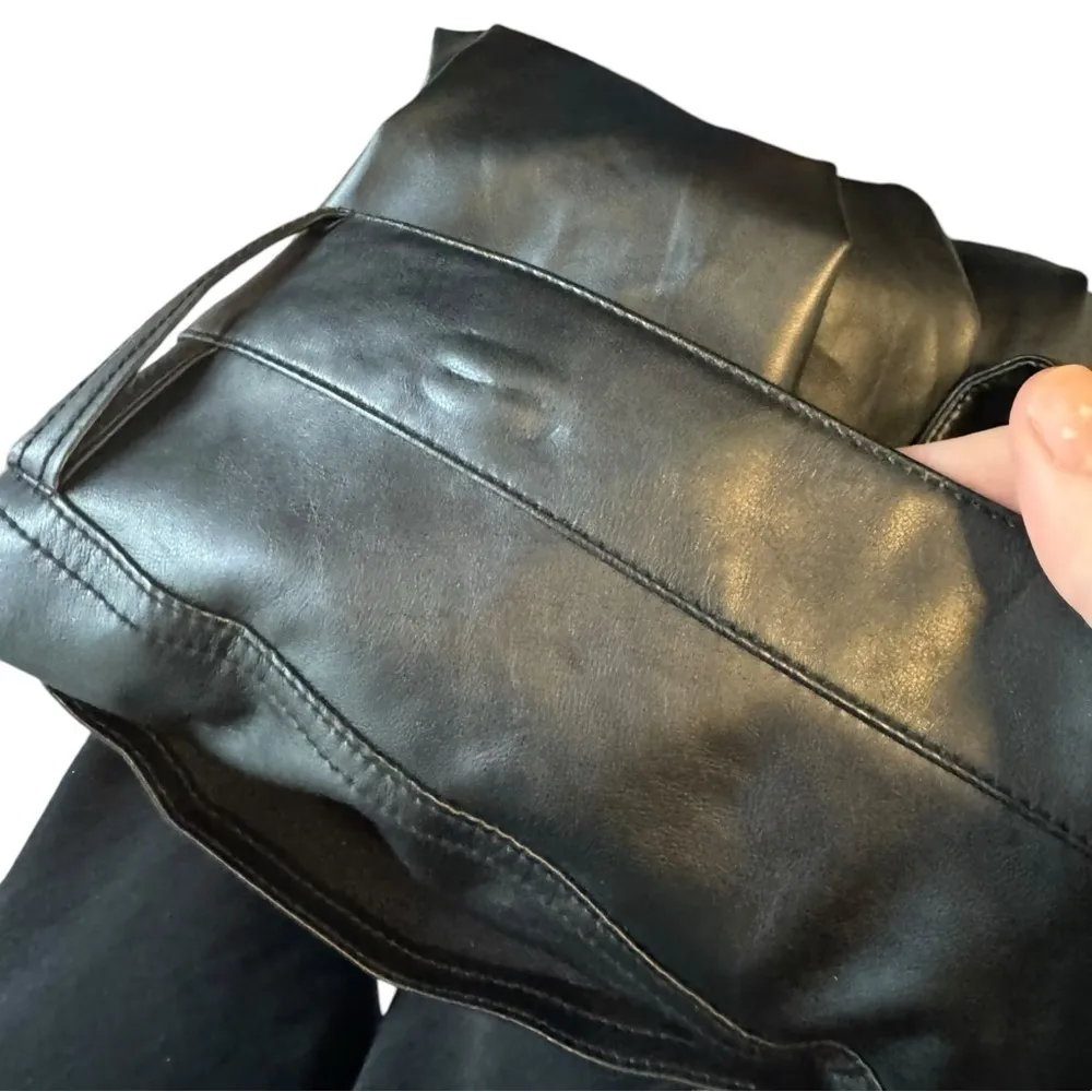 Madewell The Perfect Vintage Straight Faux Leather Edition‎ 31 Black - Image 9