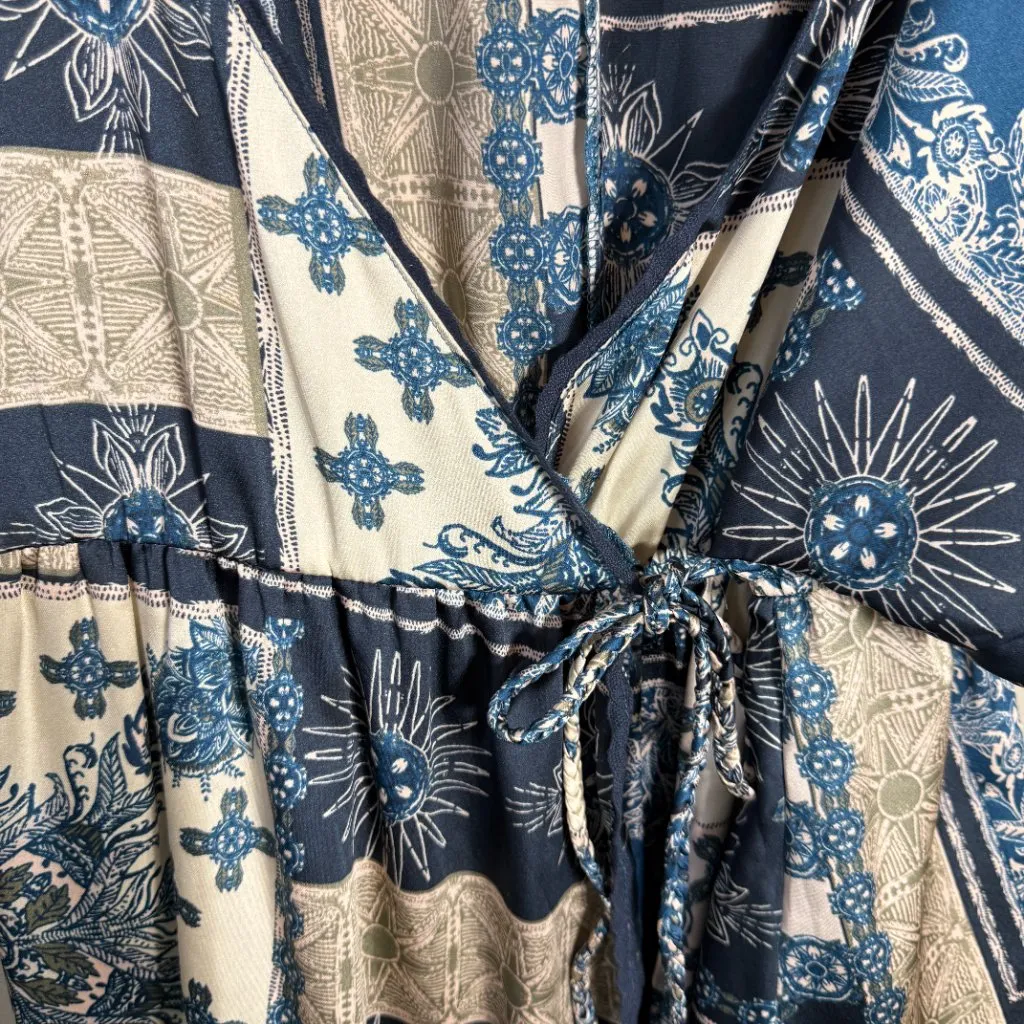 Intimately FP Free People Oasis Romper Women's Medium Blue Silky Loungewear NWOT - Image 8