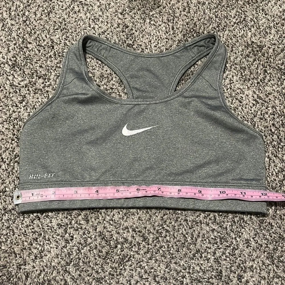 Nike - Dri-Fit - Exercise Bra - Racerback - Gray - XS - Image 4