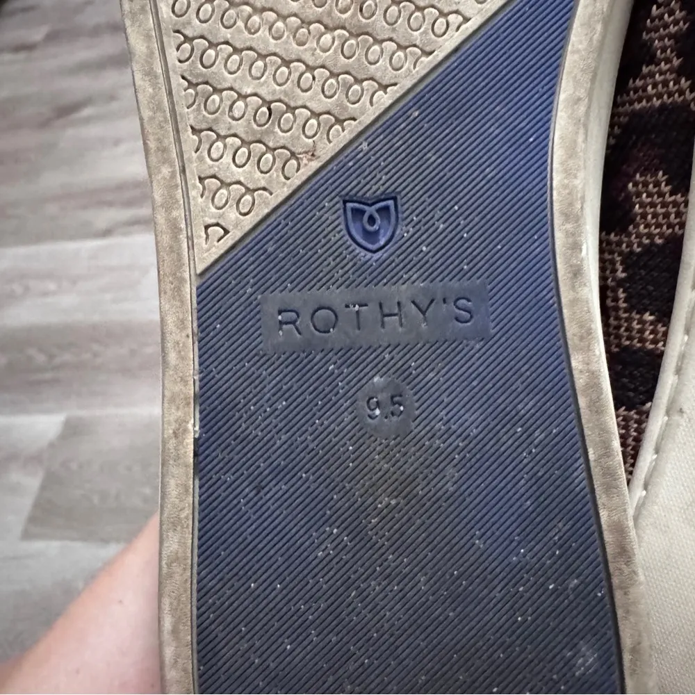 Rothy’s Chelsea Wildcat Leopard Cheetah Sneakers 9.5 Animal Print Shoes - Image 11