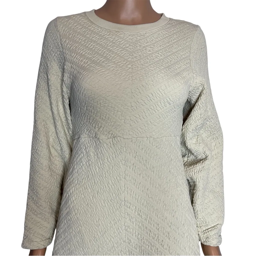 Free People Gabby Seamless Sweater Midi Dress NWT Ivory size M/L - Image 9